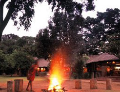Samburu Village Bon fire.